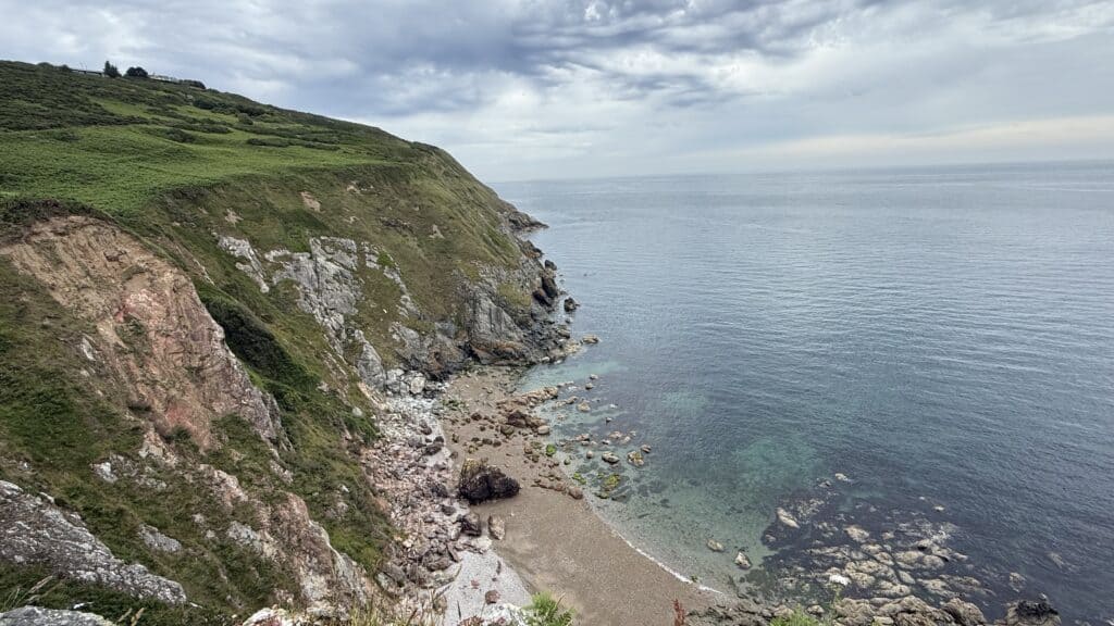 Rocky Howth cliffs and Dublin Bay on a private coastal tour from Dublin