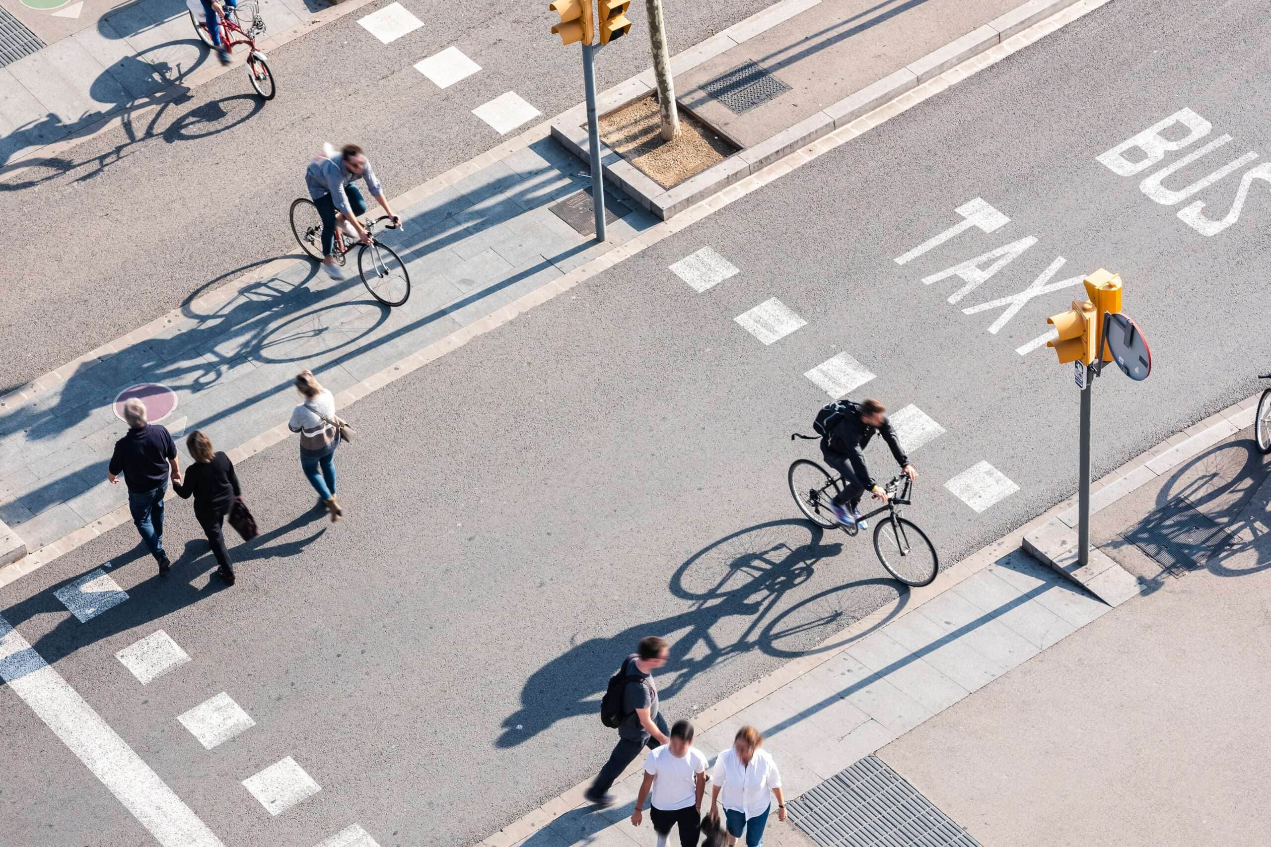 Pedestrian and bicycle accident attorney in Dorchester and Boston - Injuries from crosswalk and bike lane incidents.
