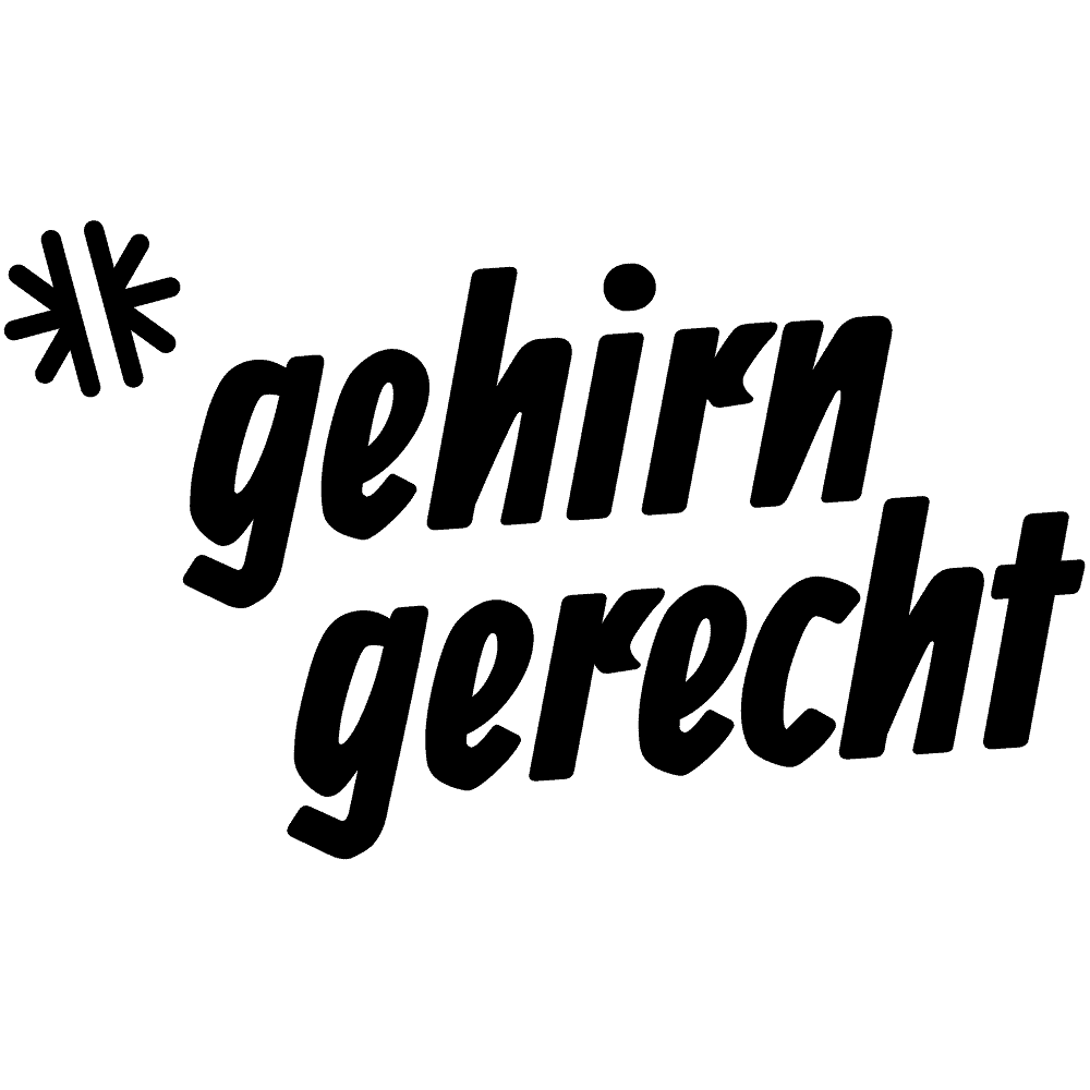 Das Logo von Gehirngerecht Digital in der Größe 1000 mal 1000 Pixel
