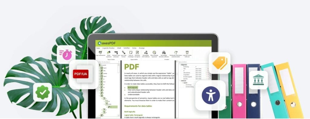Ein Bildschirm, auf der die Software von Axes4 zu sehen ist. 
