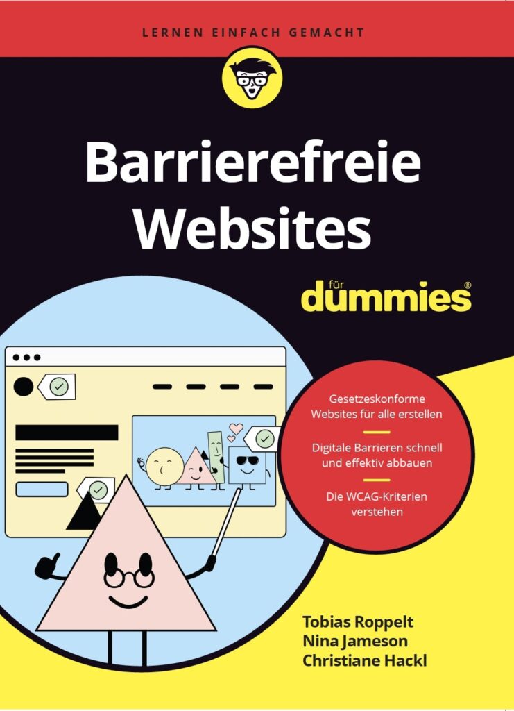 Cover des Buches: Barrierefreie Websites für Dummies.