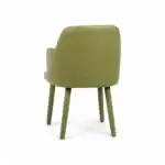 Comfortable green modern lounge chair for stylish interior decor.