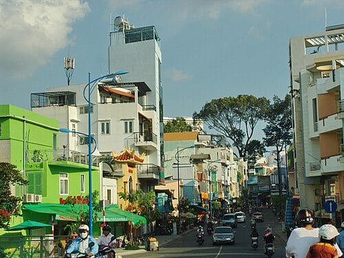 Một góc phố tại phường Tân Định