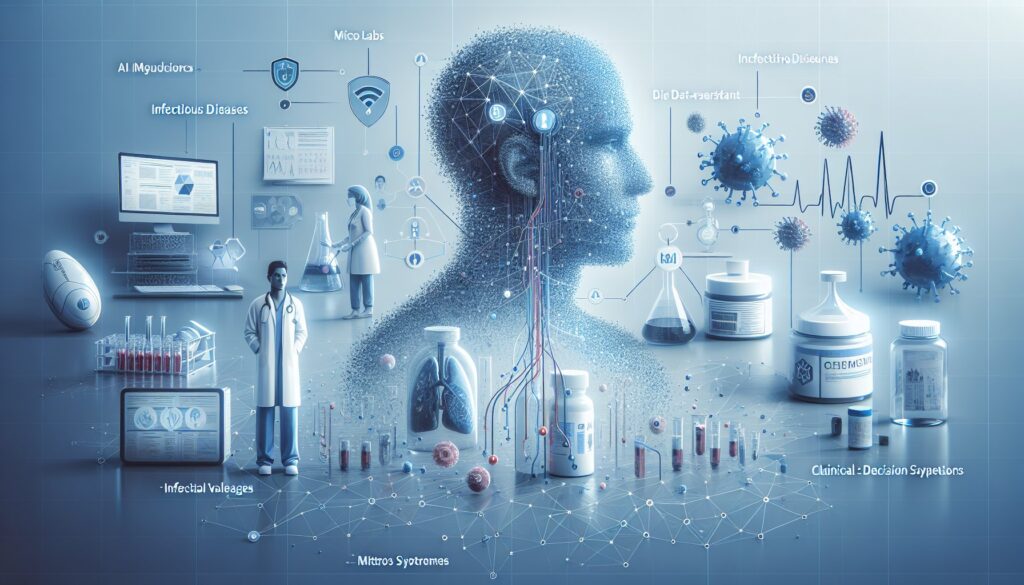 Advanced AI technology analyzing human health and medical data for innovative healthcare solutions.