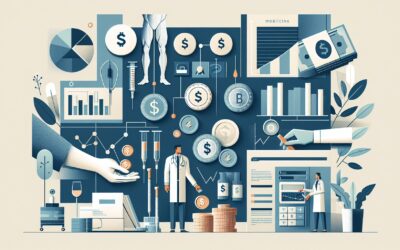 Investing in healthcare and medical research with digital financial tools and data analysis.