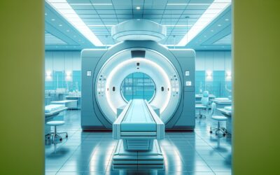 MRI machine in a modern medical imaging facility, ready for diagnostic scans.