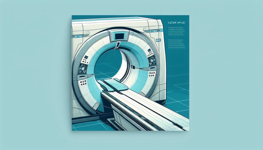 MRI machine in a medical imaging facility, showcasing advanced diagnostic technology.