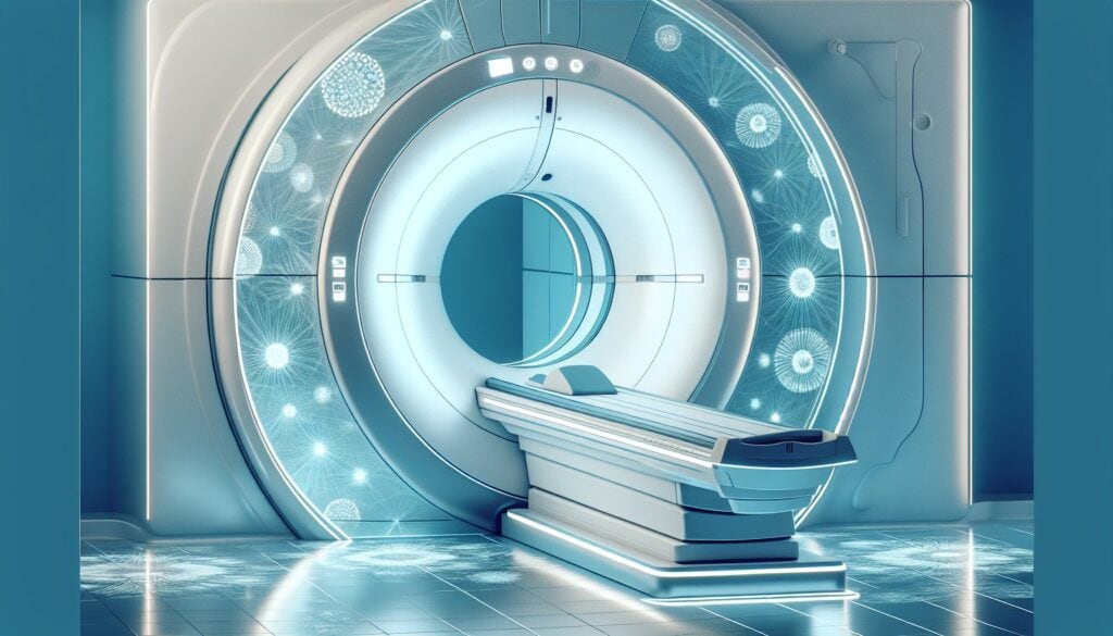 MRI machine in a modern medical imaging facility, showcasing advanced diagnostic technology.