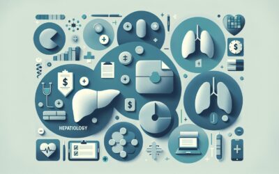 Lung and liver medical icons representing hepatology and respiratory health.