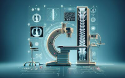 Advanced medical imaging equipment in a modern hospital setting.