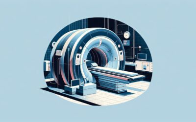 MRI machine in a medical imaging facility, showcasing advanced diagnostic technology.