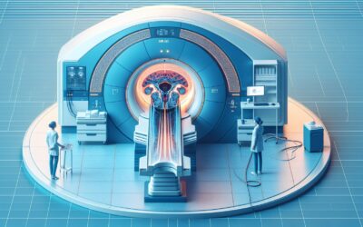 Advanced MRI machine in a modern medical imaging facility for diagnostic excellence.