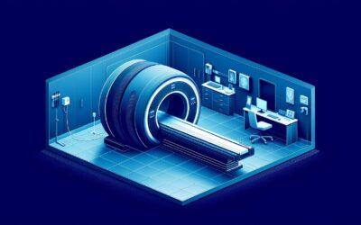 High-tech MRI scanner in a modern medical imaging room for advanced diagnostic services.