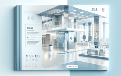 Smart building interior with modern design and advanced technology features.