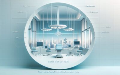 High-tech modern office with futuristic design and advanced digital equipment for innovative workspa.