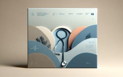 Stethoscope on medical infographic with health and finance icons, representing healthcare and financ.