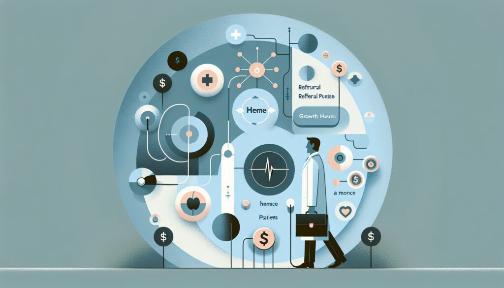 Affordable healthcare technology infographic illustrating patient care and medical data management.