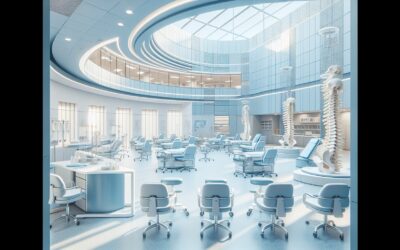 Advanced medical operating room with modern surgical equipment and bright lighting for healthcare pr.