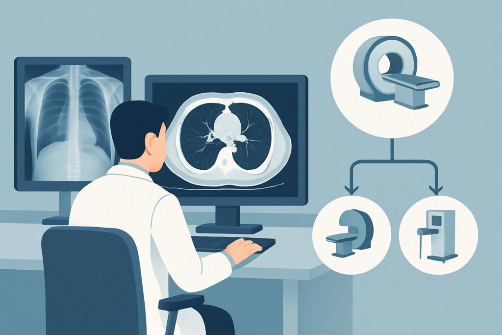 What Imaging Is Best for Routine Surveillance After Stage I-III NSCLC Treatment?