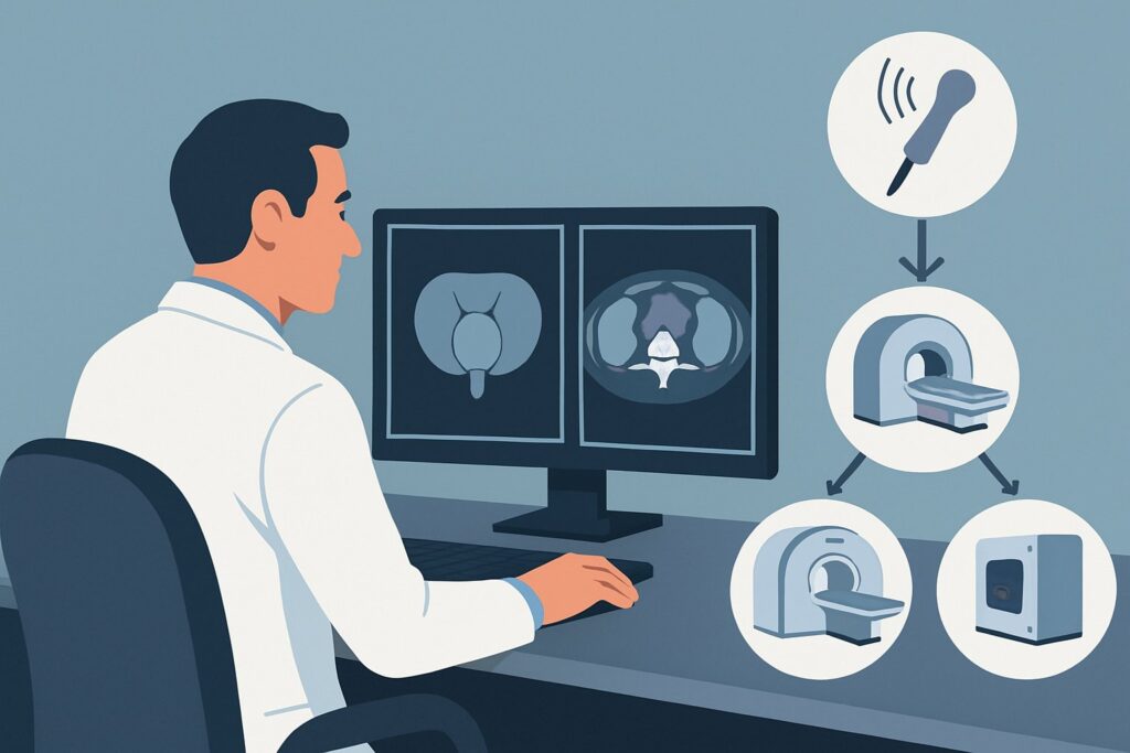 What Is the Best Imaging After a Negative TRUS Biopsy for Suspected Prostate Cancer?