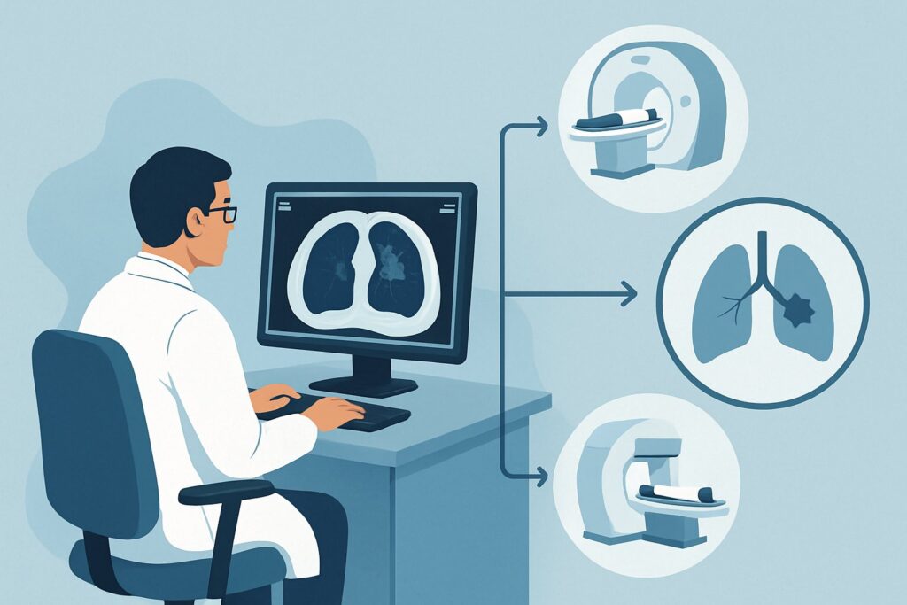 What Is the Best Imaging for Staging Non–Small-Cell Lung Carcinoma?