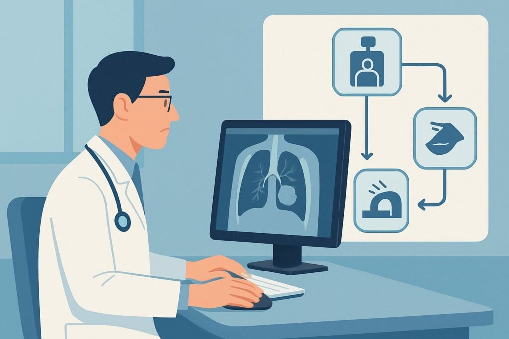 What Is the Best Imaging Study for a Suspected Lung Abscess in a Child?