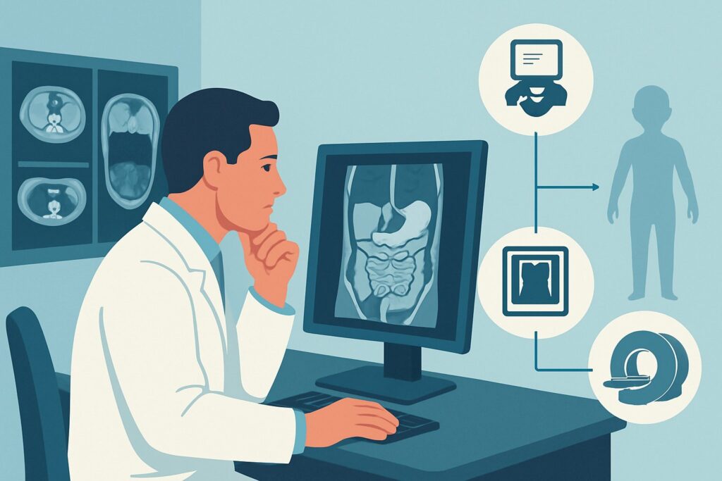 What Is the Best Initial Imaging for a Child with Suspected Crohn Disease?