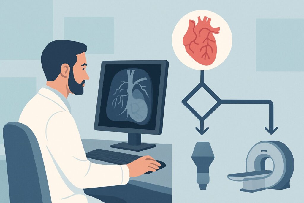What Is the Best Initial Imaging for a Suspected Coronary Artery Anomaly in an Adult?