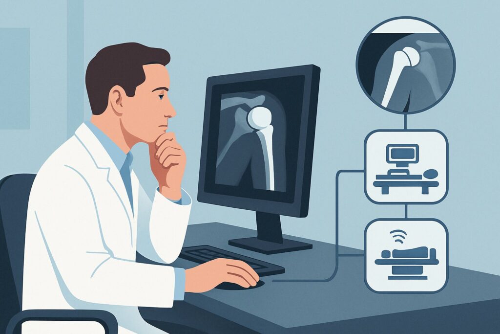 What Is the Best Initial Imaging for a Symptomatic Primary Shoulder Arthroplasty?