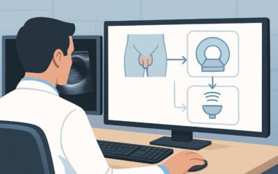 What Is the Best Initial Imaging for Acute Scrotal Pain Without Trauma?