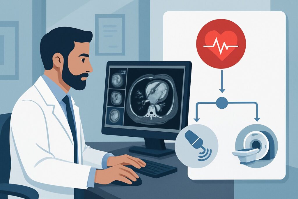 What Is the Best Initial Imaging for an Adult with Suspected New-Onset Heart Failure?