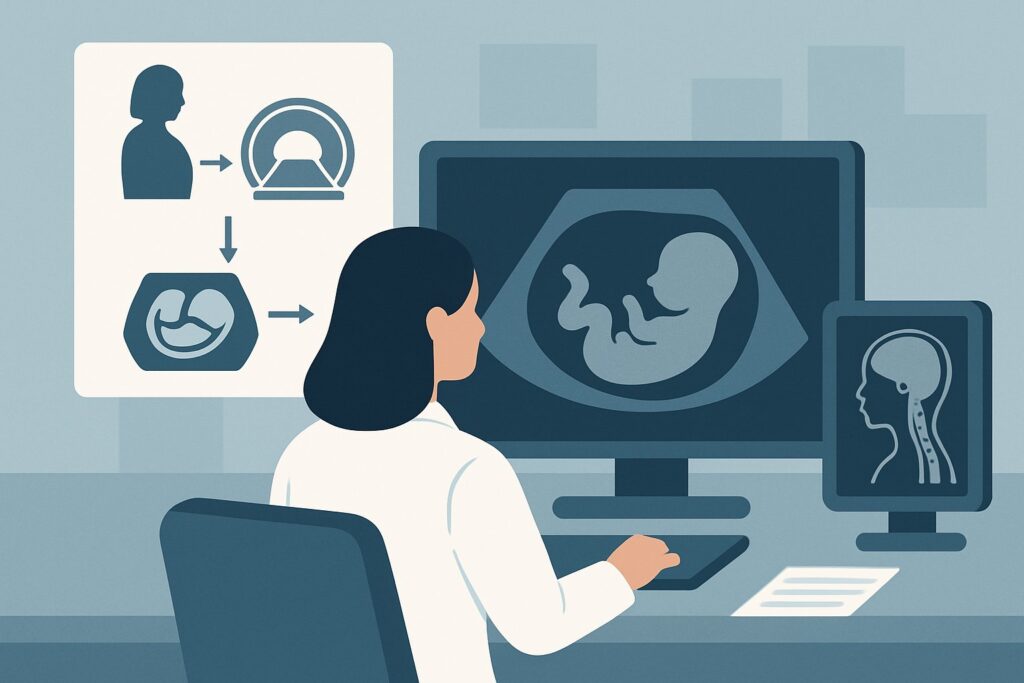 What Is the Best Initial Imaging for Fetal Anomaly Screening in a High-Risk Pregnancy?