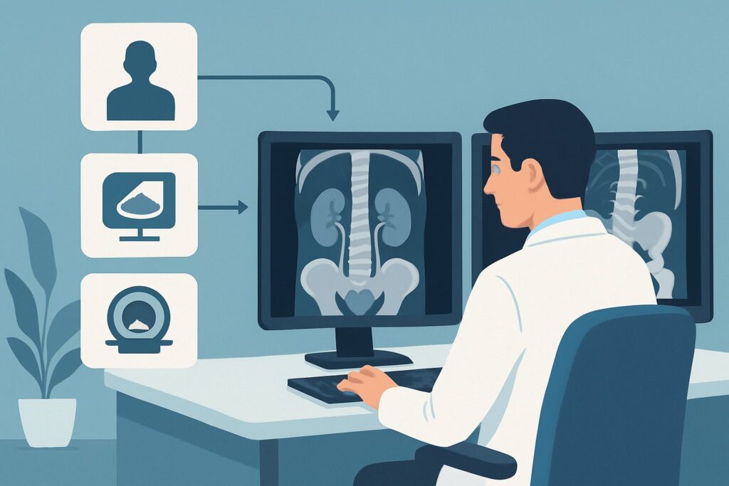 What Is the Best Initial Imaging for Renal Failure of Unknown Duration?