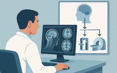 What Is the Best Initial Imaging for Suspected CNS Demyelination in an Adult?
