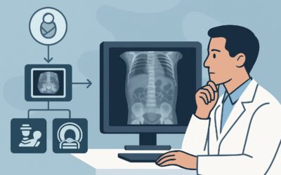 What Is the Best Initial Imaging for Suspected Necrotizing Enterocolitis in an Infant?