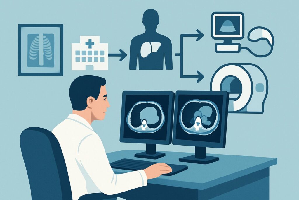 What Is the Best Initial Imaging Study Immediately After an Adult Liver Transplant?