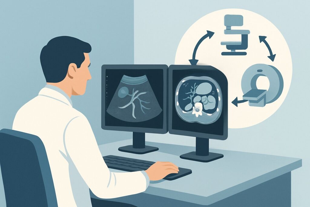 What Is the Best Initial Procedure for Dilated Bile Ducts with Significant Ascites?