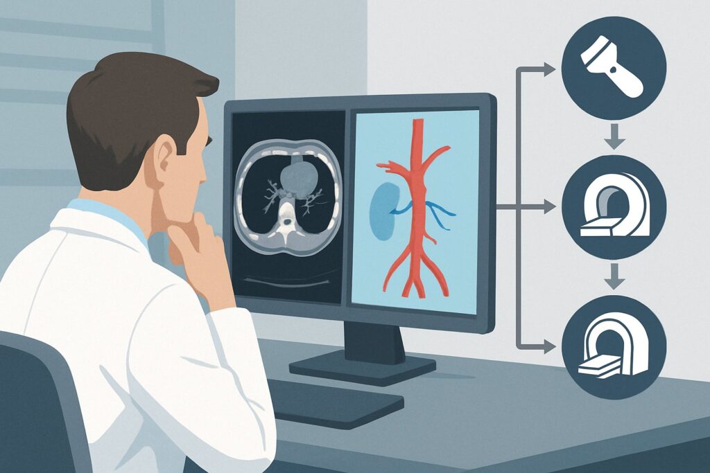 What Is the Best Initial Therapy for Symptomatic Celiac Artery Compression?