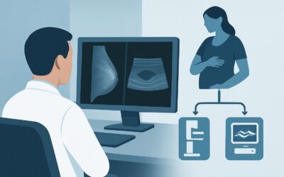 What Is the First Imaging Study for a Palpable Breast Mass in a Pregnant Patient Over 30?