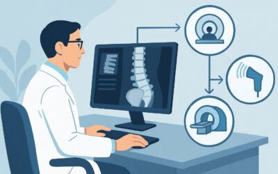 What Is the Next Imaging Step for a Child with Back Pain and a Suspicious Radiograph?