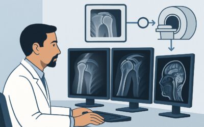 What Is the Next Imaging Study for Chronic Shoulder Pain With Osteoarthritis on Radiographs?