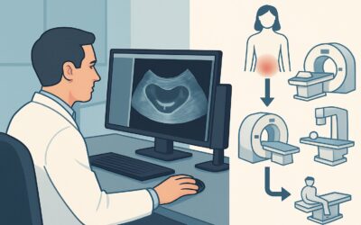 What Is the Next Imaging Study for Indeterminate Postmenopausal Pelvic Pain?