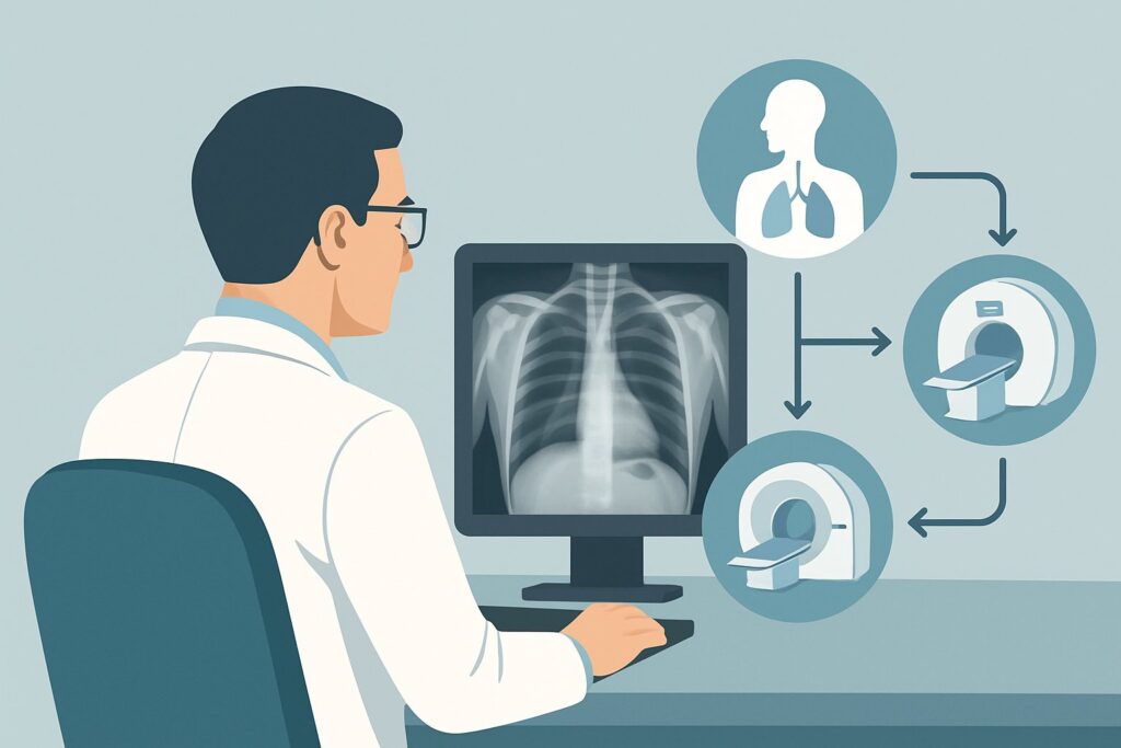 What Is the Right Initial Imaging for a Complicated Acute COPD Exacerbation?