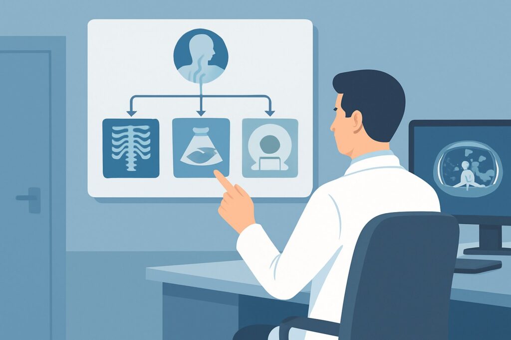 What Is the Right Initial Imaging for Acute Nonlocalized Abdominal Pain and Fever?