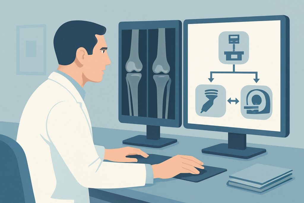 What Is the Right Initial Imaging for Total Knee Arthroplasty Follow-Up?