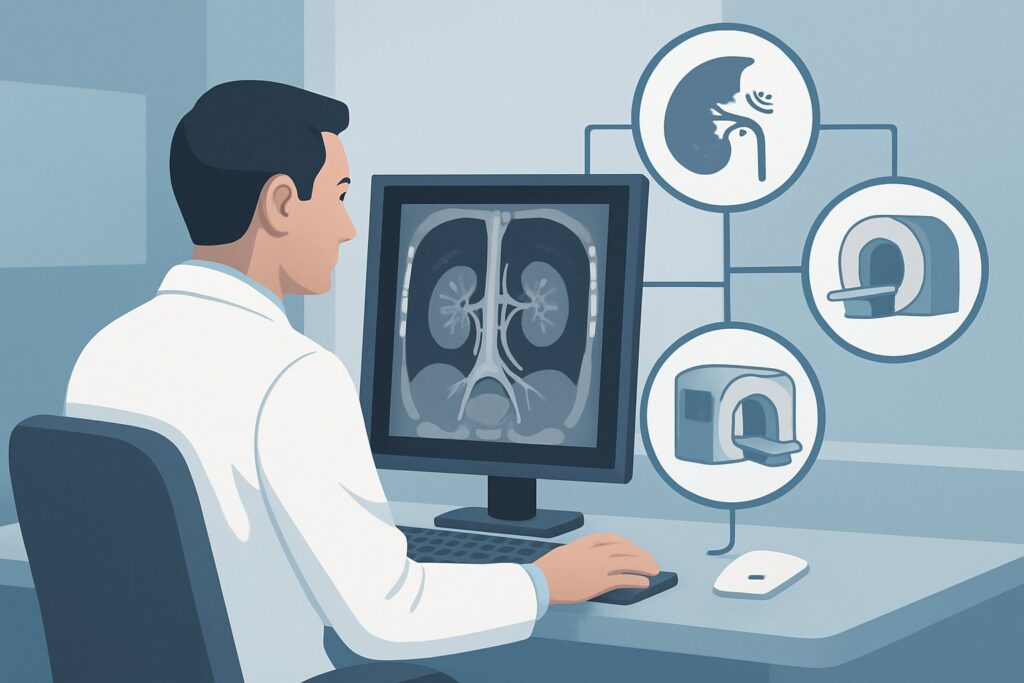 What's the Best First Imaging Test for Suspected Renovascular Hypertension with Normal Renal Function?