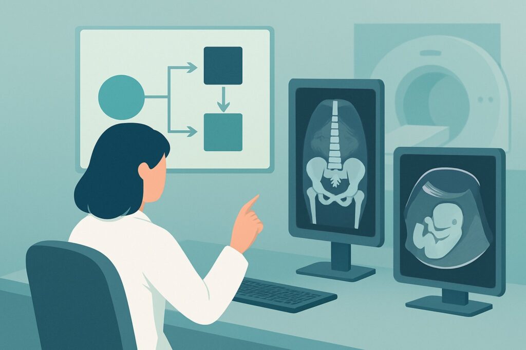 What's the Best Initial Imaging for Painful Second or Third Trimester Bleeding?