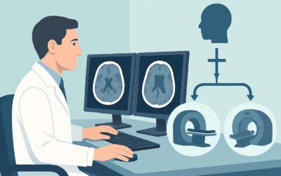 What's the Right Follow-Up Scan for a Stable Patient After Head Trauma with a Positive CT?
