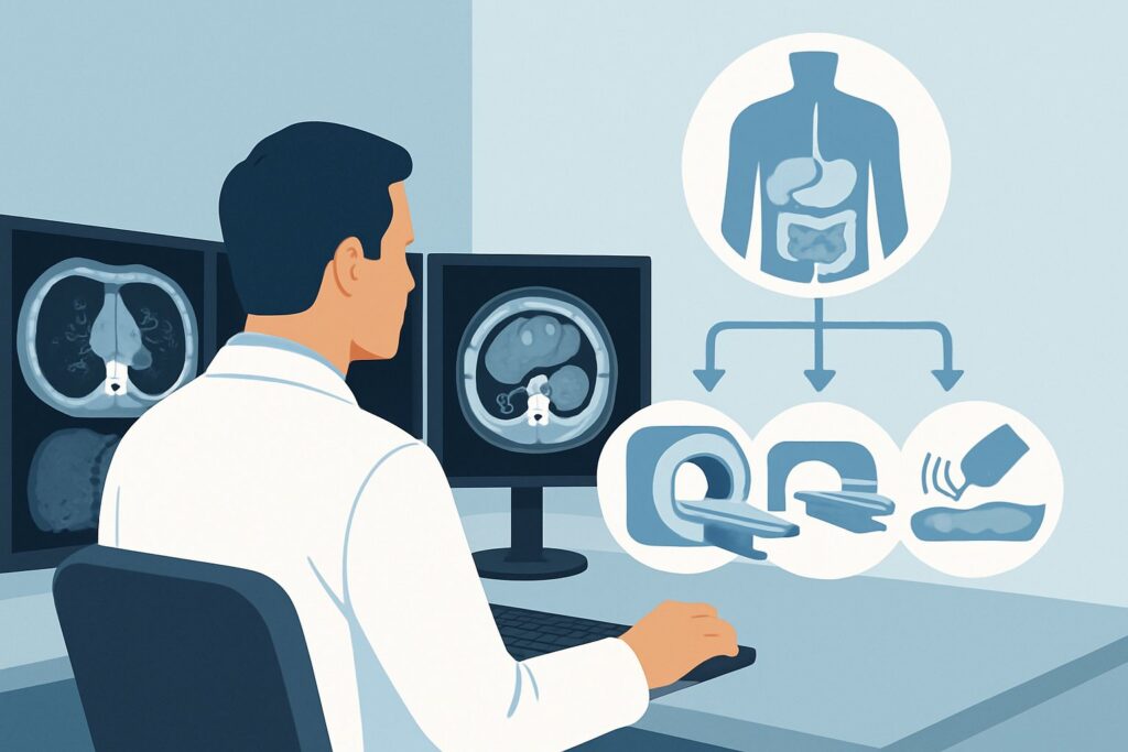 Which Imaging Best Stages Distant Metastases in New Colorectal Cancer?