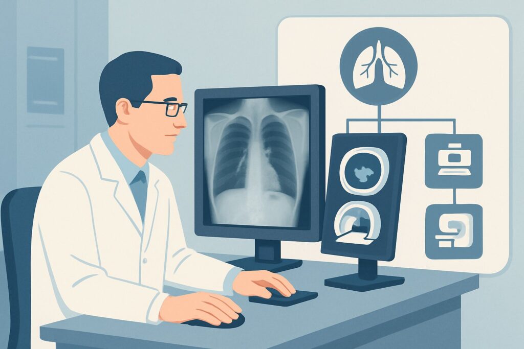 Which Imaging Confirms Pneumonia Resolution in Immunocompetent Adults? An ACR Guide